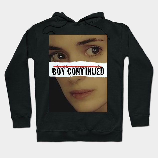 Girl Interrupted Boy Continued 2 Hoodie by Randiriel